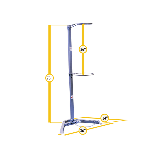 Body-Solid GSR10 3 Ball Stability Ball Rack