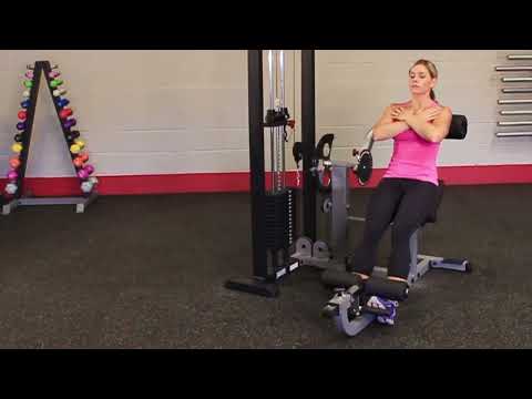Body-Solid Pro Select GCAB-STK Ab Crunch\Back Extension Machine