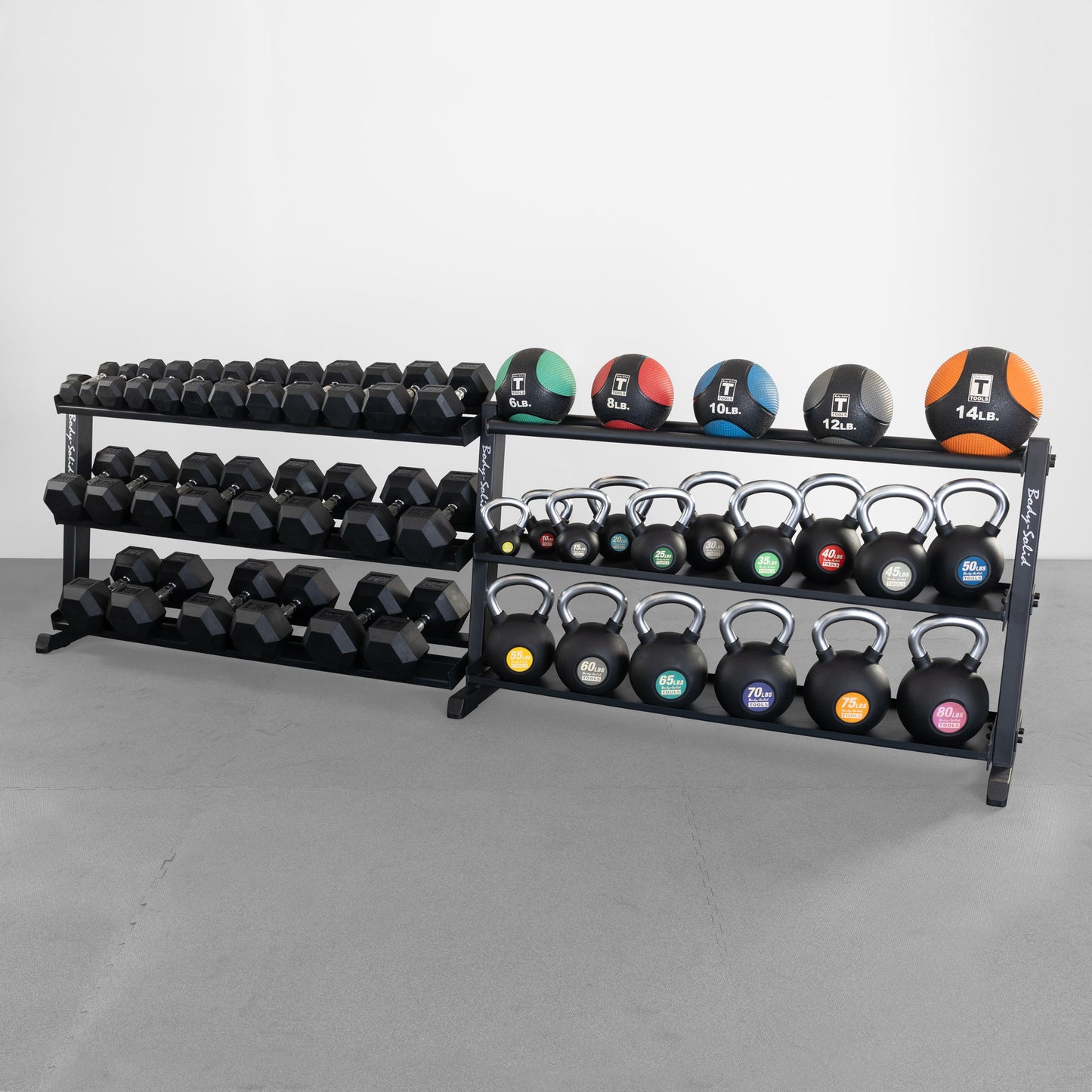 Body-Solid GDR60B 2 Tier Dumbbell Rack