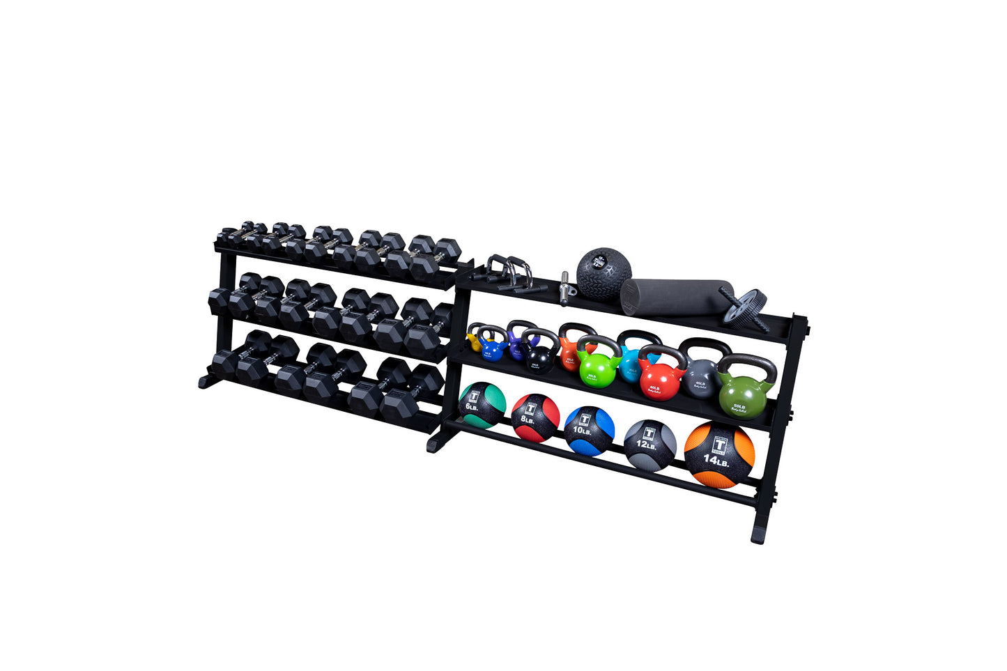Body-Solid GDR60B 2 Tier Dumbbell Rack