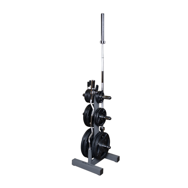Body-Solid WT46 Olympic Weight Tree With Bar Holder