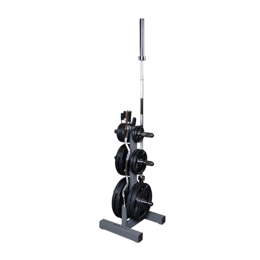 Body-Solid WT46 Olympic Weight Tree With Bar Holder