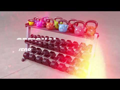 Body-Solid GDR60 2 Tier Dumbbell Rack